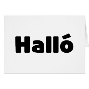 アイスランドハロー{ Hello )イスレンスカ言語カード