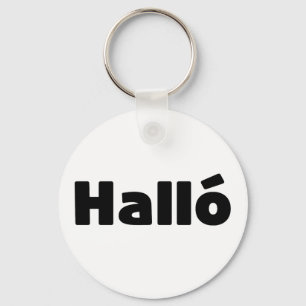 アイスランドハロ{ Hello )イスレンスカ語 キーホルダー