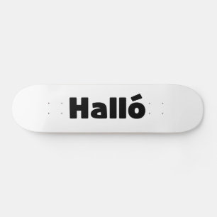 アイスランドハロ{ Hello )イスレンスカ語 スケートボード