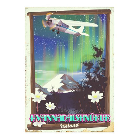 アイスランドハヴァナダルシュヌクール フォトプリント            (正面)