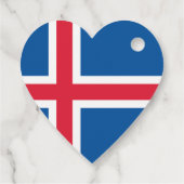 アイスランドハート国旗 フェイバータグ (裏面)