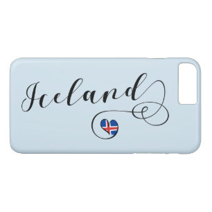 アイスランドハート携帯電話ケース，アイスランド語 iPhone 8 PLUS/7 PLUSケース