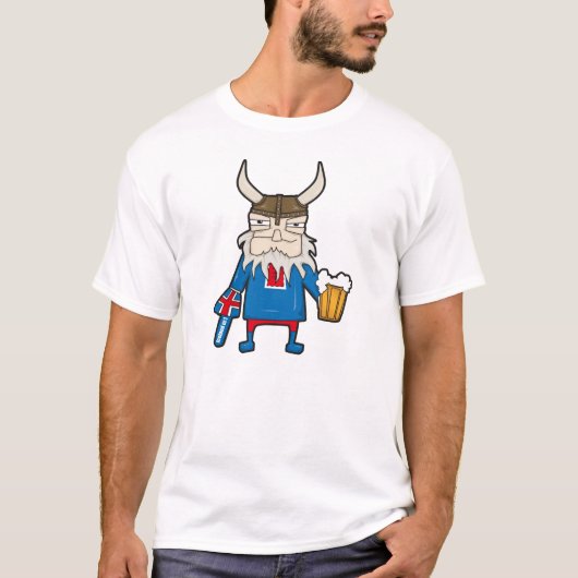 アイスランドバイキングTシャツ Tシャツ (正面)