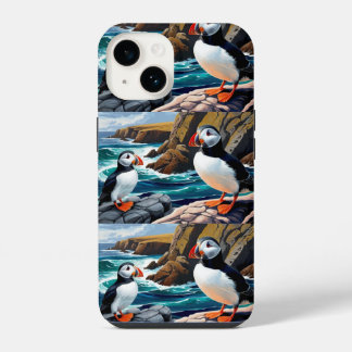 アイスランドパフィンのiPhoneケース iPhone 14ケース