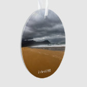 アイスランドビーチ – セラミックオーナメント オーナメント (正面)