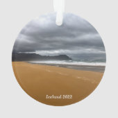 アイスランドビーチ – セラミックオーナメント オーナメント (裏面)