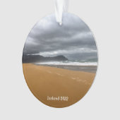 アイスランドビーチ – セラミックオーナメント オーナメント (正面)