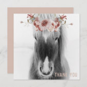 アイスランドホースとフローラパーソナライズされたクラウン名 (正面/裏面)