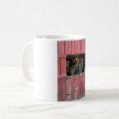 アイスランドホースとロバのマグカップ コーヒーマグカップ (正面左)