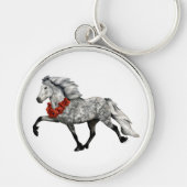 アイスランドホースクリスマス キーホルダー (正面)
