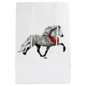 アイスランドホースクリスマス ミディアムペーパーバッグ (裏面)