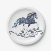 アイスランドホースブラマズア ペーパープレート (正面)