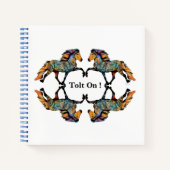 アイスランドホースポップ・アートのアート ノートブック (正面)