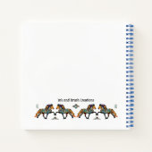 アイスランドホースポップ・アートのアート ノートブック (裏面)