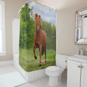 アイスランドポニーテおもしろいルト写真馬好き- Tub シャワーカーテン (インサイチュ)