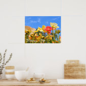 アイスランドポピー ポスター (キッチン)