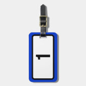 アイスランドルート1リングや輪ロード ラゲッジタグ (正面縦)