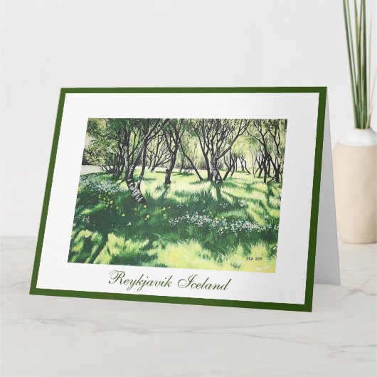 アイスランドレイキャビクサンシャインアートバイポラ.B.アレックス カード (正面)