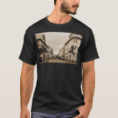 アイスランドレイキャビクシティスケープセピア Tシャツ (正面)