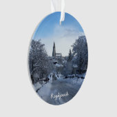 アイスランドレイキャビク – セラミックオーナメント オーナメント (正面)