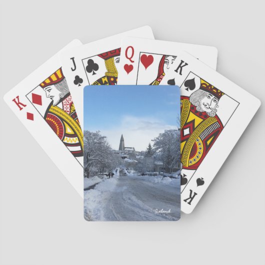 アイスランドレイキャビク トランプ (裏面)