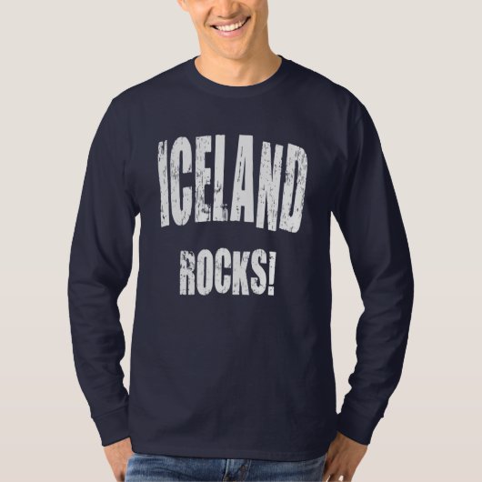アイスランドロック！ Tシャツ (正面)