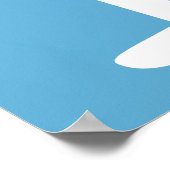 アイスランドヴィンテージ旅行便のポスター ポスター (角)