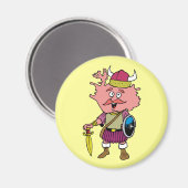 アイスランドヴィンテージ旅行記念品 マグネット (正面/裏面)