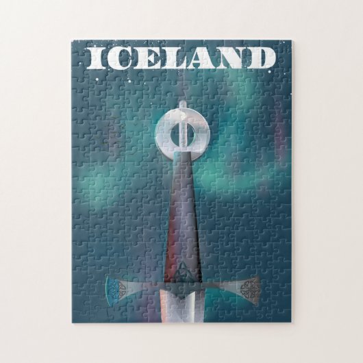 アイスランド中世の剣 ジグソーパズル (縦)
