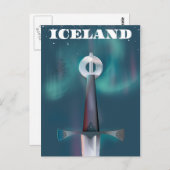 アイスランド中世の剣 ポストカード (正面/裏面)