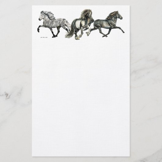 アイスランド人のトリオ 便箋 (正面)