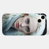 アイスランド人女性ポートレート写真 Case-Mate iPhoneケース (裏面 (横))