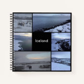 アイスランド冬景色 ノートブック (正面)