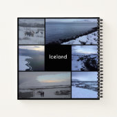 アイスランド冬景色 ノートブック (裏面)