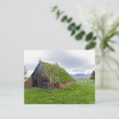 アイスランド北部に位置するヴィディミリ・ターフ教会 ポストカード (スタンド正面)