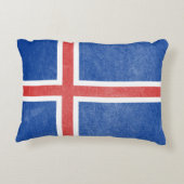 アイスランド国グランジ旗 アクセントクッション (裏面)