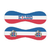 アイスランド国旗とコート・オブ・アームズ 野球ボール (パネル)