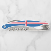 アイスランド国旗のコルク抜き ソムリエナイフ (裏面)