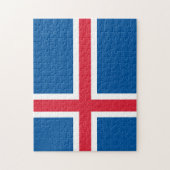 アイスランド国旗のパズル ジグソーパズル (縦)