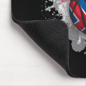 アイスランド国旗を持つバスケットボール マウスパッド (コーナー)