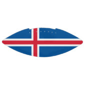 アイスランド国旗を持つ愛国的なアメリカンフットボール アメリカンフットボール (パネル)