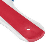 アイスランド国旗を掲げたガラス製のカッティングボードパドル カッティングボード (角)