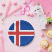 アイスランド国旗紙プレート ペーパープレート (パーティー)