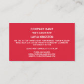 アイスランド国旗、アイスランド国旗 名刺 (裏面)