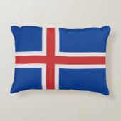 アイスランド国旗 アクセントクッション (裏面)