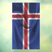 アイスランド国旗 ウィンドウサイン (シート3)