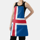 アイスランド国旗 エプロン (インサイチュ)