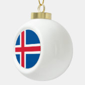 アイスランド国旗 – オーナメント (右)