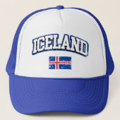 アイスランド国旗 キャップ (正面)