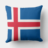 アイスランド国旗 クッション (裏面)